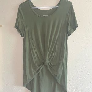 merona green blouse